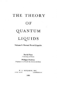 Quantum Liquids