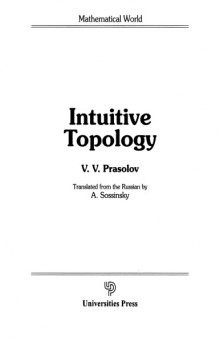 Intuitive topology