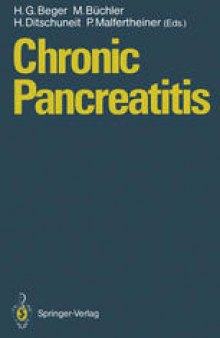 Chronic Pancreatitis: Research and Clinical Management