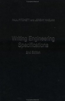 Writing Engineering Specifications 2nd Edition