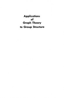 Applications of graph theory to group structure
