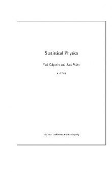 Statistical physics