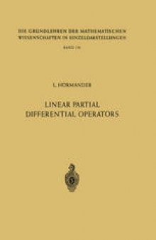 Linear Partial Differential Operators