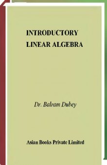 Introductory linear algebra
