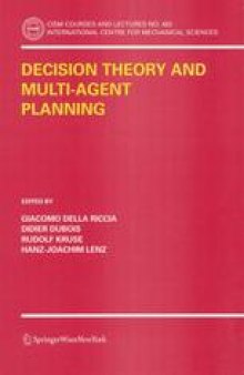 Decision Theory and Multi-Agent Planning