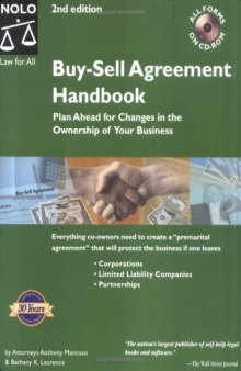 Buy-Sell Agreement Handbook: Plan Ahead for Changes in the Ownership of Your Business