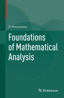 Foundations of Mathematical Analysis    