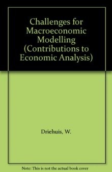 Challenges for macroeconomic modelling