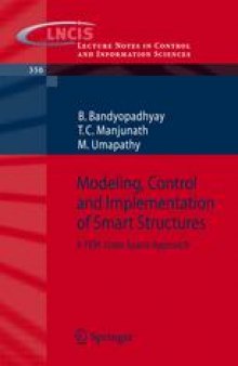 Modeling, Control and Implementation of Smart Structures: A FEM-State Space Approach