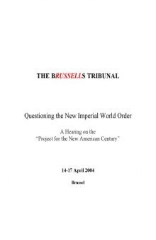 Questioning the New Imperial World Order