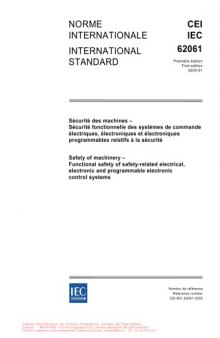 IEC 62061-Safety of machinery-Functional safety of safety-related electrical, electronic and programmable electroni ccontrol systems- - -EN-IT noPW