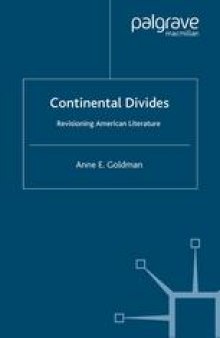 Continental Divides: Revisioning American Literature