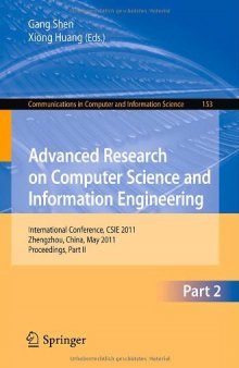 Advanced Research on Computer Science and Information Engineering: International Conference, CSIE 2011, Zhengzhou, China, May 21-22, 2011, Proceedings, Part II