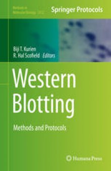 Western Blotting: Methods and Protocols