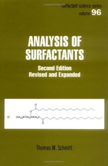 Analysis of Surfactants (Surfactant Science Series)