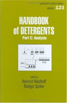 handbook of detergents analysis