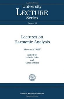 Lectures on harmonic analysis
