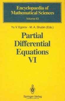 Partial Differential Equation VI
