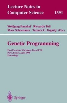 Genetic Programming: First European Workshop, EuroGP’98 Paris, France, April 14–15, 1998 Proceedings