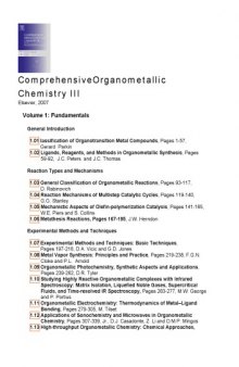 Comprehensive Organometallic Chemistry 3ed Vol 01