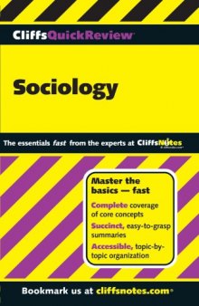 Sociology (Cliffs Quick Review)