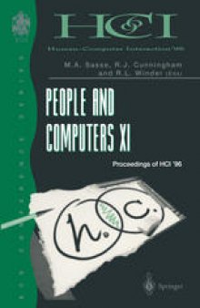 People and Computers XI: Proceedings of HCI’96