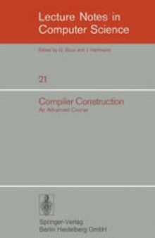 Compiler Construction: An Advanced Course