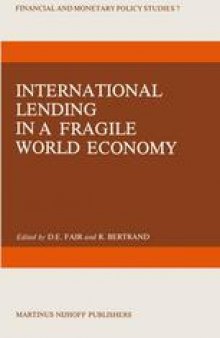 International Lending in a Fragile World Economy