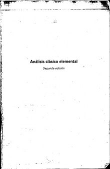 Analisis Clasico Elemental