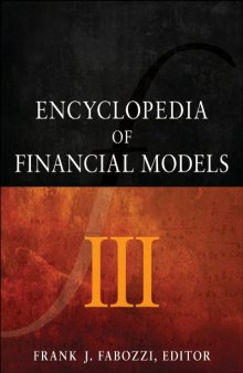 Encyclopedia of Financial Models, 3 Volume Set