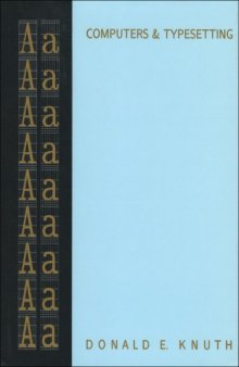 Computers & Typesetting, Volume A: The TeXbook