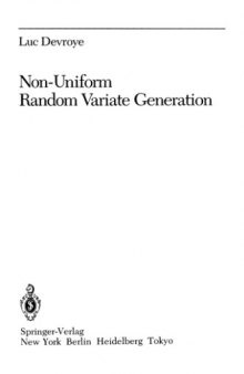 Non-uniform random variate generation