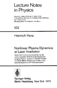 Nonlinear Plasma Dynamics at Laser Irradiation