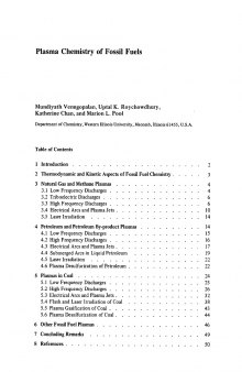 Plasma Chemistry II