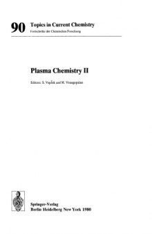 Plasma Chemistry II