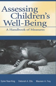 Assessing children's well-being: a handbook of measures