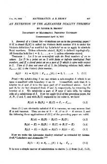 An extension of Alexander duality theorem