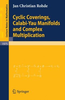 Cyclic Coverings, Calabi-Yau Manifolds and Complex Multiplication 