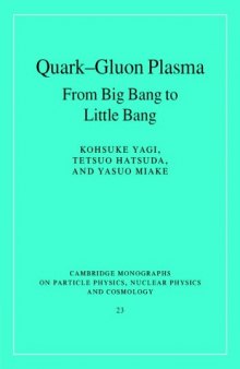 Quark-Gluon plasma: from big bang to little bang