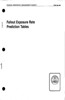 Fallout exposure rate prediction tables