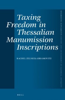 Taxing Freedom in Thessalian Manumission Inscriptions