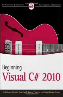 Beginning Visual C# 2010 (Wrox Programmer to Programmer)