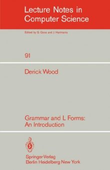 Grammar and L forms: An introduction