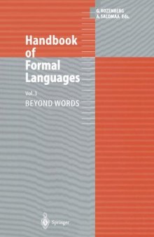 Handbook of Formal Languages, Vol.3: Beyond Words
