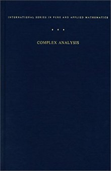 Complex analysis : an introduction to the theory of analytic functions of one complex variable