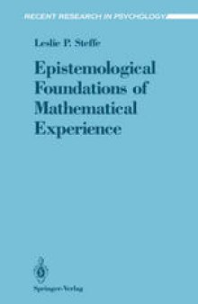 Epistemological Foundations of Mathematical Experience