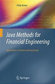 Java methods for financial engineering : applications in finance and investment