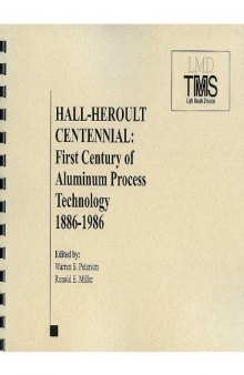 Hall-Heroult Centennial: First Century of Aluminum Process Technology, 1886 - 1986