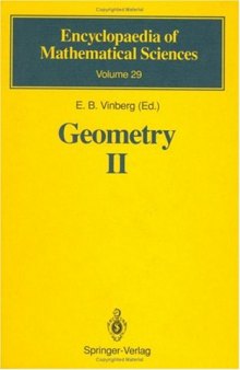 Geometry: Volume 2: Spaces of Constant Curvature (Encyclopaedia of Mathematical Sciences)