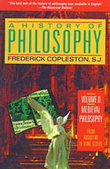 A History of Philosophy [Vol II] : Medieval Philosophy
